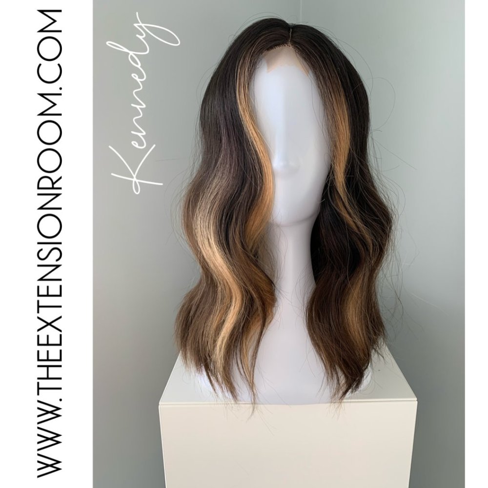 NEW Brown Money Piece Lace Front Wig
